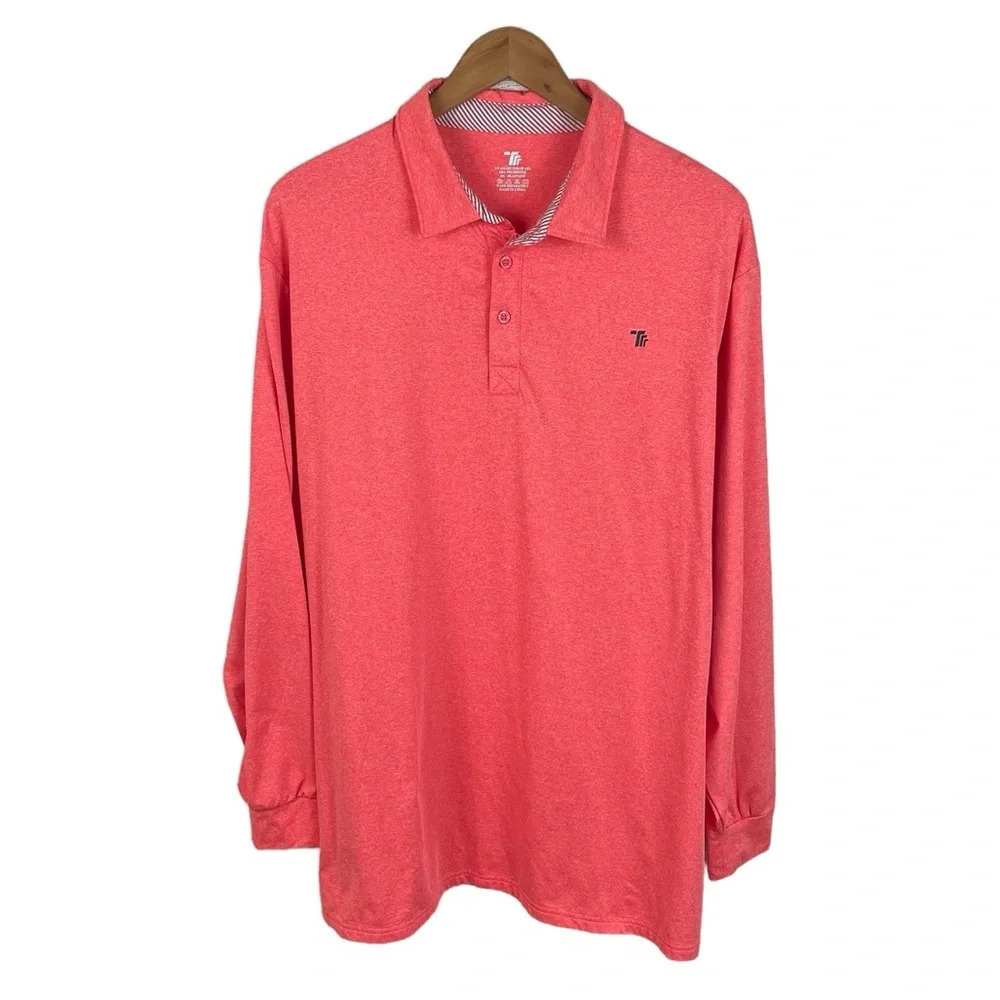 LS253 Men’s Southern Tide to Trail T3 Preppy Performance Stretch Polo Shirt 2XL
